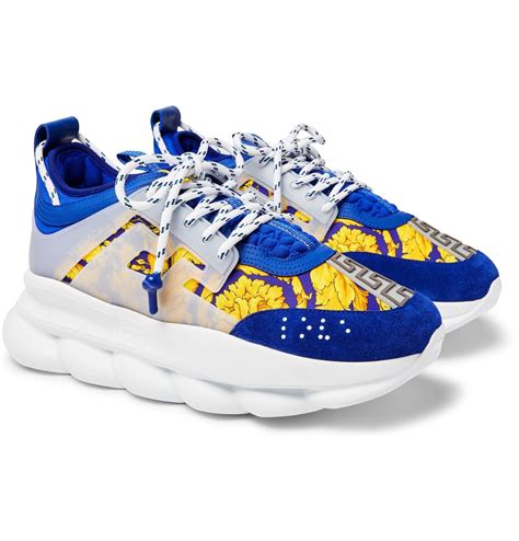 cheap versace chain reaction sneakers|chain reaction sneakers versace men's.